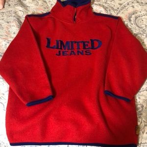 Vintage Limited Jeans Red and Blue Swater💙❤️